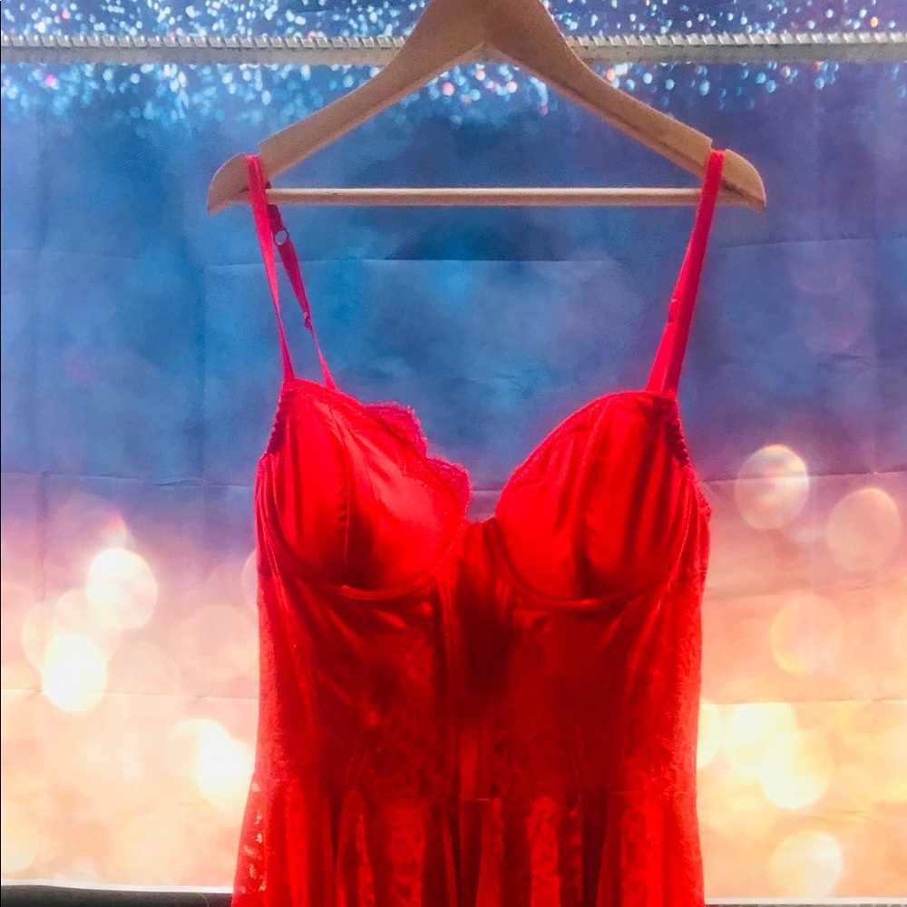 Guess Red Lace Dress